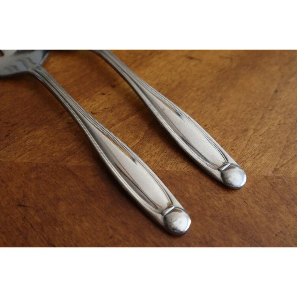 Lot Serving Spoon Fork Oneida Alexandria 18/0 China Stainless Glossy Flatware